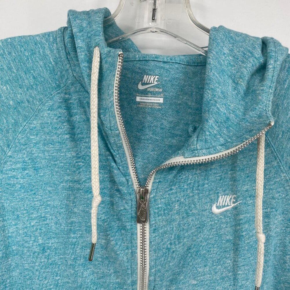 Nike Blue Zip Basic Jacket | Size L - image 4